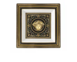 Coppa quadra virtus gala porcellana nero Versace