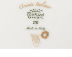 Coppetta oriente italiano rubrum porcellana Richard ginori