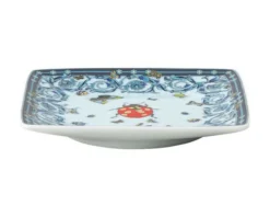 Coppetta quadra le jardin anniversary porcellana blue Versace
