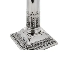 Coppia di candelieri argento sheffield (gb) fine xix secolo Selezione zanolli
