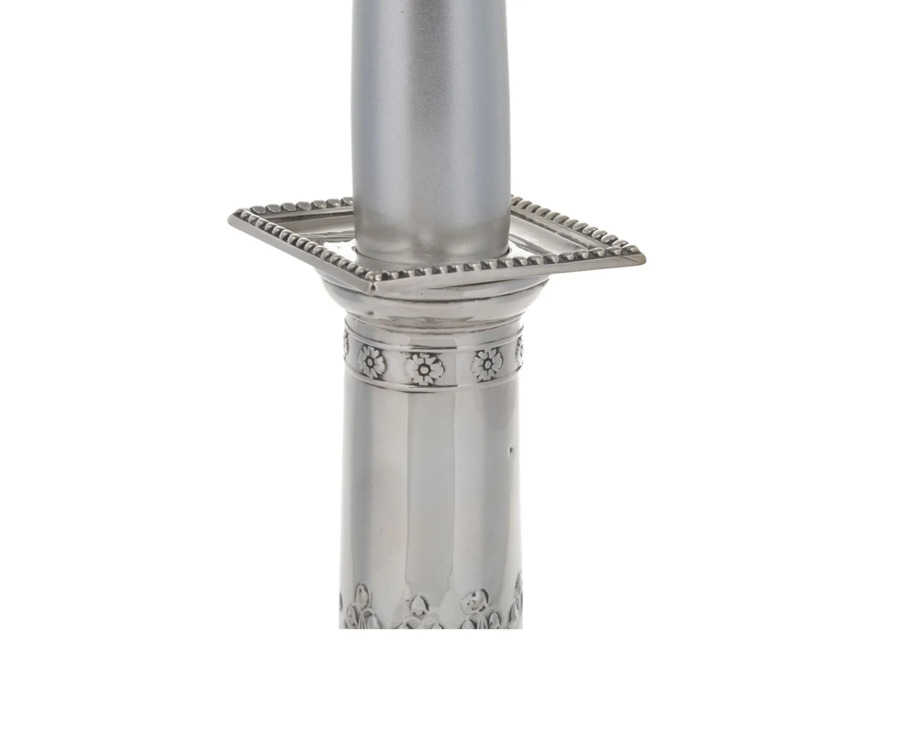 Coppia di candelieri argento sheffield (gb) fine xix secolo Selezione zanolli
