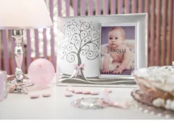 Cornice albero della vita argento pvd rosa Selezione zanolli