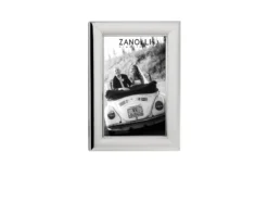 Cornice argento a fascia bombata lucida Selezione zanolli
