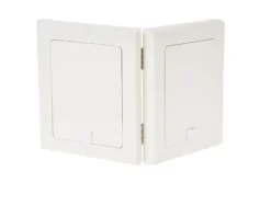 Cornice orsetti celesti argento pvd con kit per le impronte Selezione zanolli