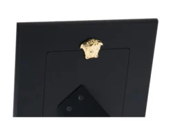 Cornice portafoto frames argento bilaminato nero Versace