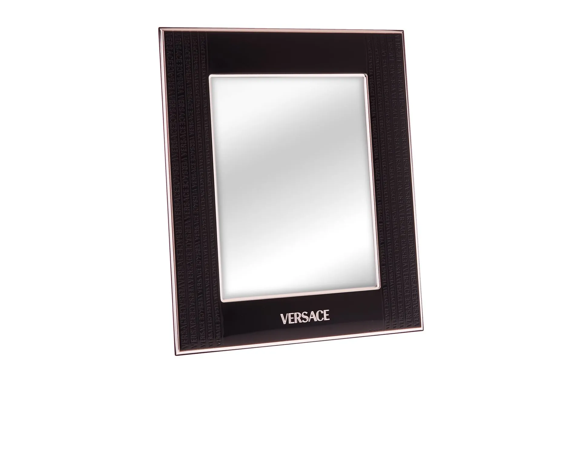 Cornice portafoto frames argento bilaminato nero Versace