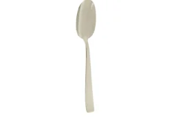 Cucchiaio tavola flat champagne acciaio Sambonet