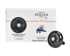 Diffusore auto gun metal con ricarica liliflora Maison berger paris