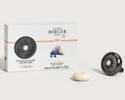 Diffusore auto gun metal con ricarica liliflora Maison berger paris