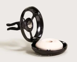 Diffusore auto gun metal con ricarica liliflora Maison berger paris