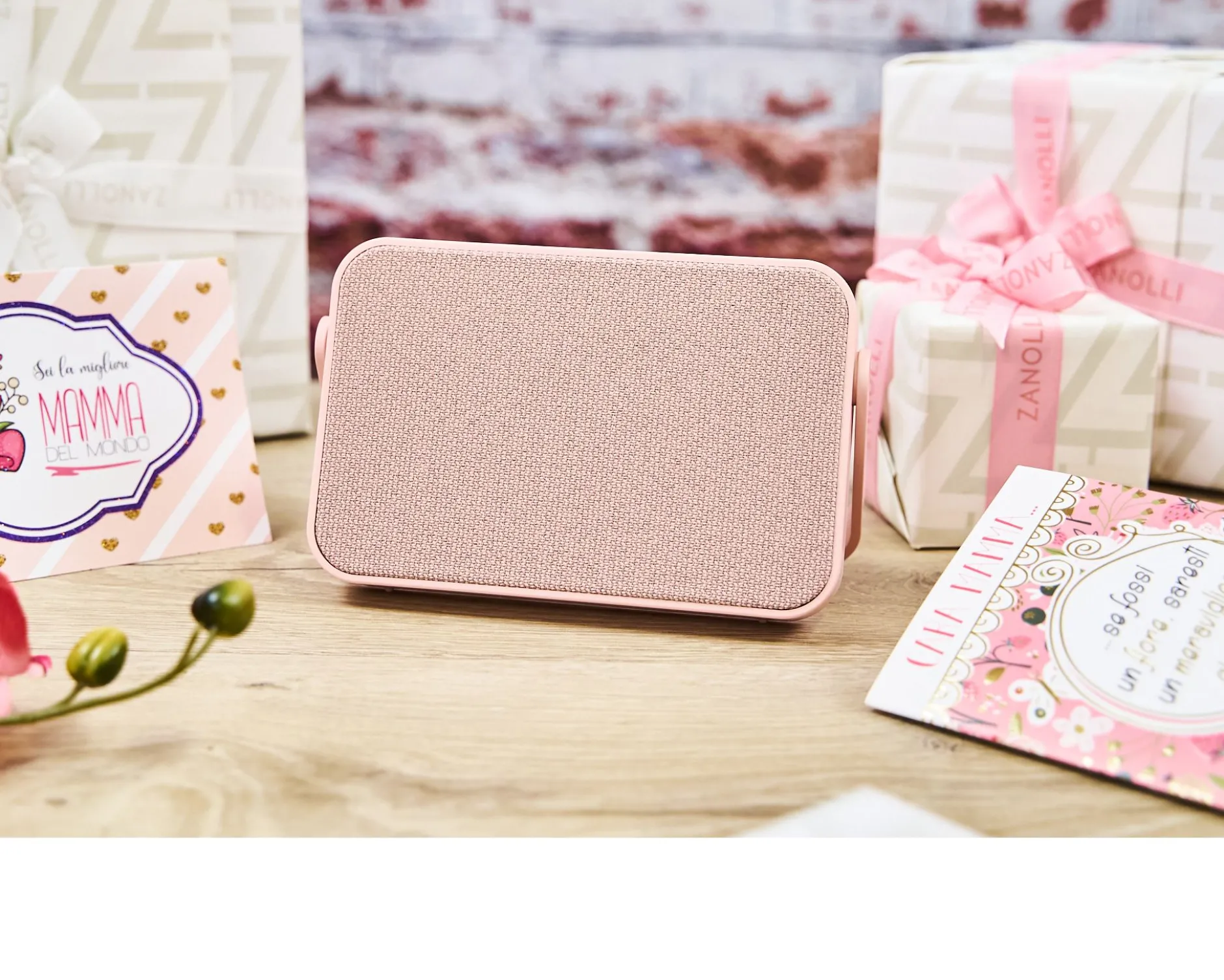 Diffusore musicale bluetooth agroove + dusty rose Kreafunk