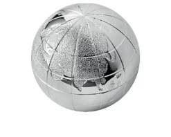 Fermacarte mondo silver plated Selezione zanolli