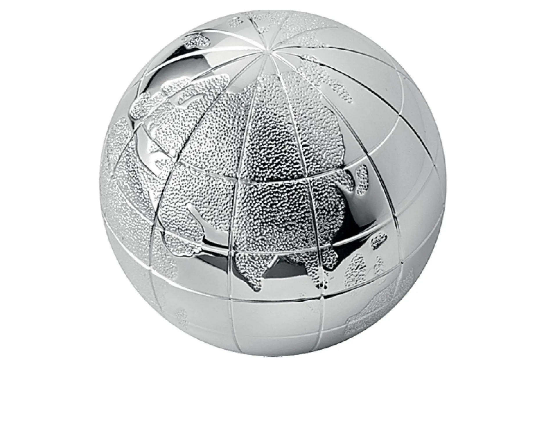 Fermacarte mondo silver plated Selezione zanolli