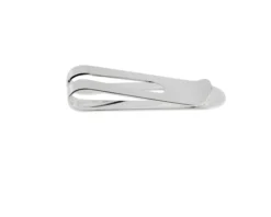 Fermasoldi argento con righe verticali Selezione zanolli