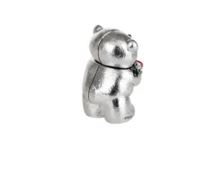 Figurina orsetto forever friends con mazzolino di fiori Selezione zanolli