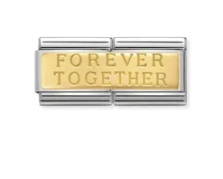 Forever together composable acciaio e oro Nomination