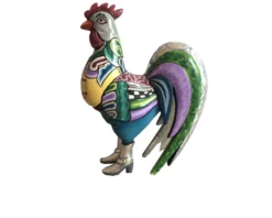 Gallo rooster dipinto a mano Tom's drag