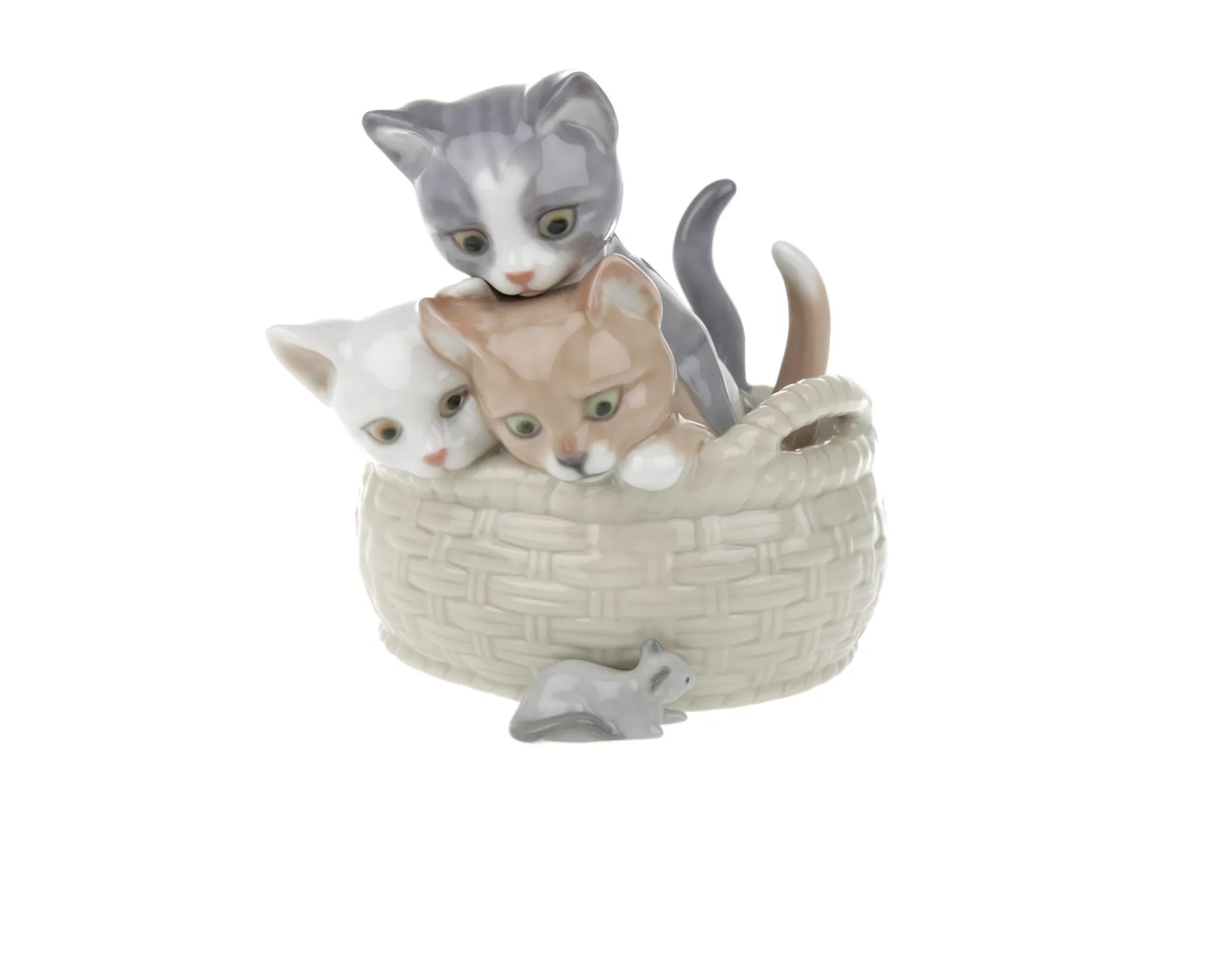 Gattini curiosi porcellana Lladro'