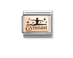 Gymnast composable acciaio e oro rosa Nomination