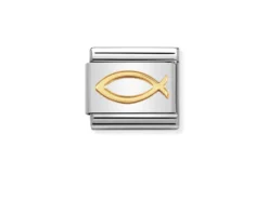 Ichthys composable acciaio e oro Nomination