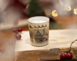 Idea regalo natale candela profumata slitta alla fragranza vaniglia Selezione zanolli