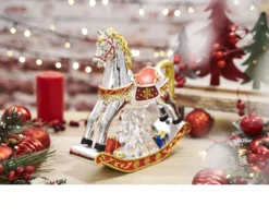 Idea regalo natale carillon cavallo a dondolo grande Selezione zanolli
