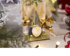 Idea regalo natale gnomo blu con cappello argento Selezione zanolli