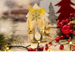 Idea regalo natale gnomo blu con cappello argento Selezione zanolli