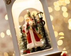 Idea regalo natale lanterna babbo natale rossa Selezione zanolli