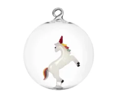 Idea regalo natale palla di natale unicorno woodland tales Ichendorf