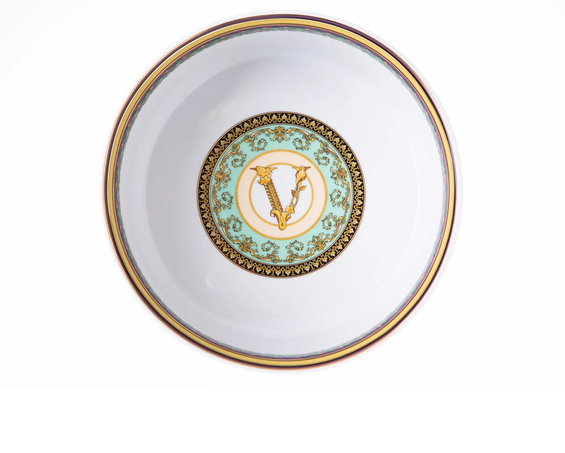 Insalatiera barocco mosaic porcellana Versace
