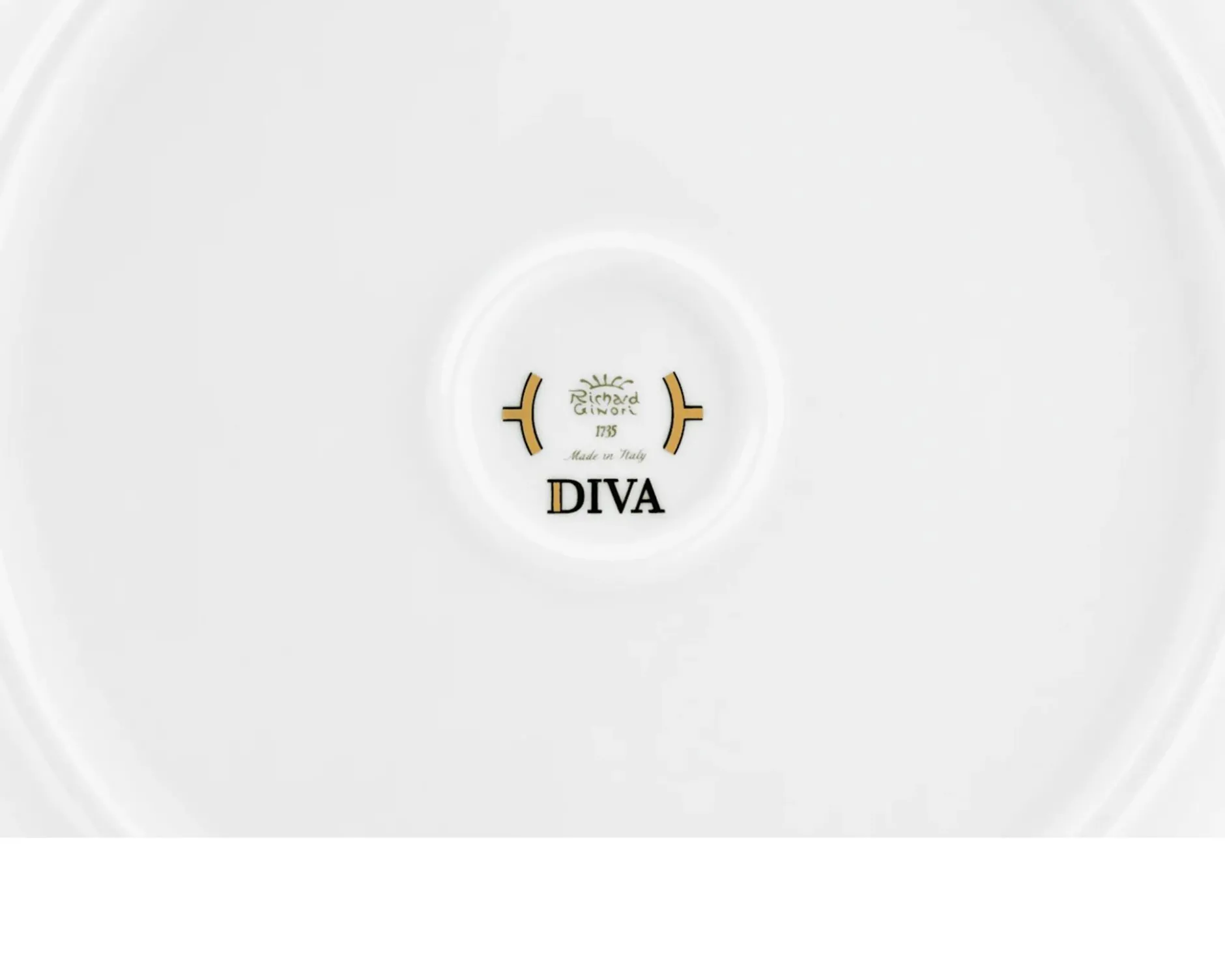 Insalatiera diva porcellana celeste Richard ginori