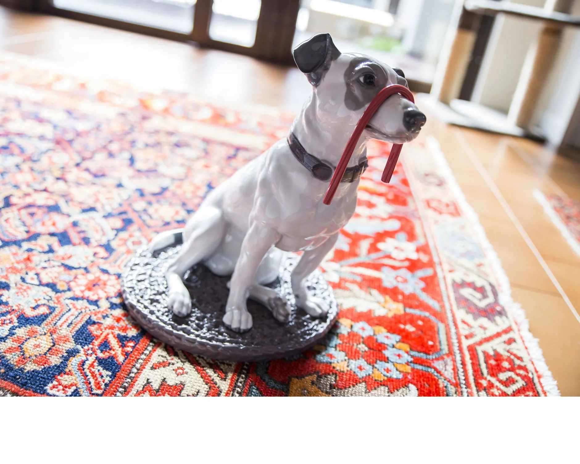 Jack russel con liquirizia porcellana Lladro'