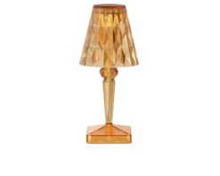 Lampada battery arancio pastello Kartell