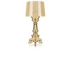 Lampada da tavolo bourgie oro con dimmer Kartell