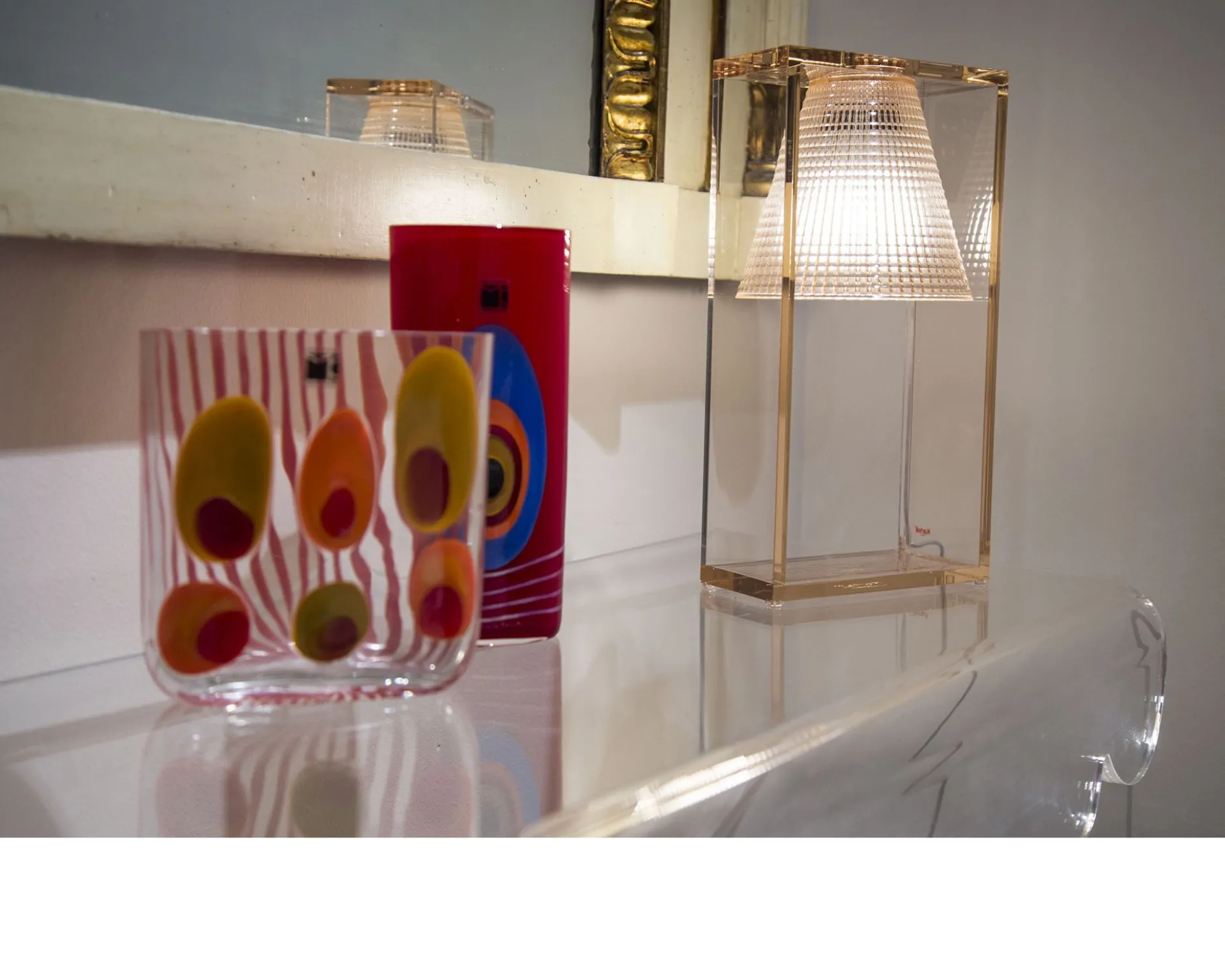 Lampada da tavolo light air ambra Kartell