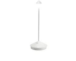 Lampada da tavolo pina bianco opaco Zafferano