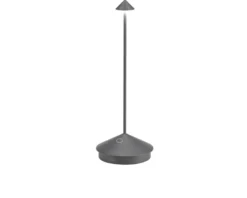 Lampada da tavolo pina grigio scuro Zafferano