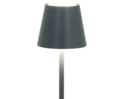 Lampada da tavolo poldina pro micro grigio scuro Zafferano