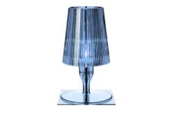 Lampada da tavolo take blu Kartell