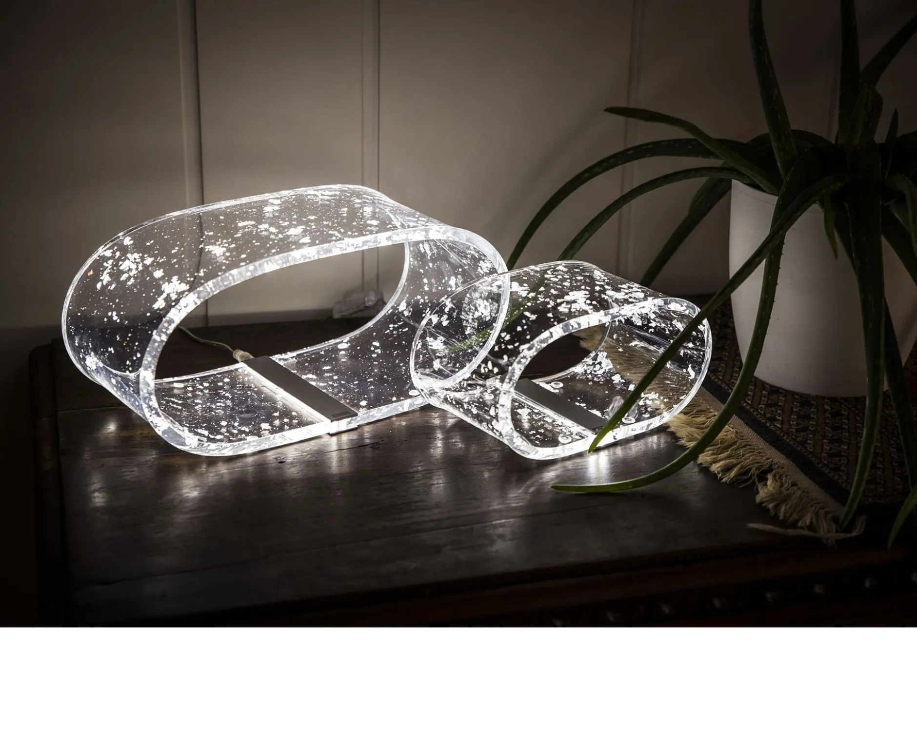 Lampada future piccola argento Vesta