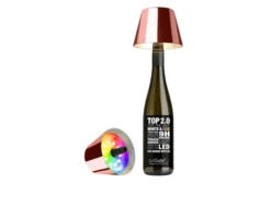 Lampada per bottiglie top 2.0 oro rosa Sompex