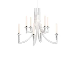 Lampadario khan colore trasparente Kartell