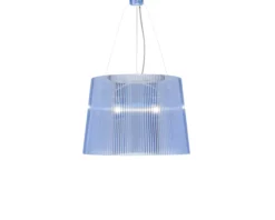 Lampada sospensione gè azzurra Kartell