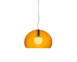 Lampada sospensione small fl/y arancio Kartell