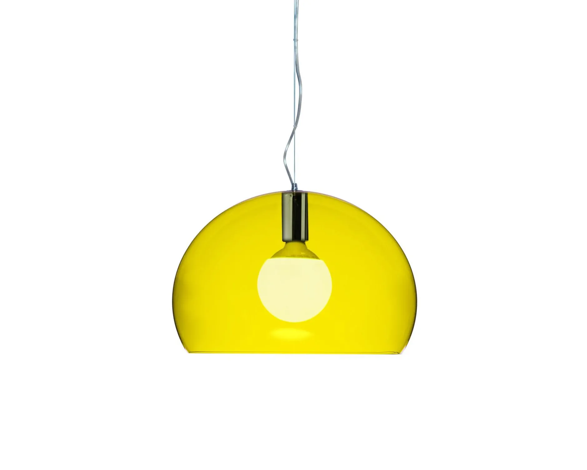 Lampada sospensione small fl/y giallo Kartell