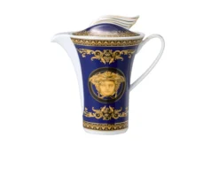 Lattiera medusa blue porcellana Versace