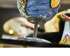 Mappamondo globe dipinto a mano Tom's drag