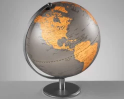 Mappamondo illuminato grigio Selezione zanolli