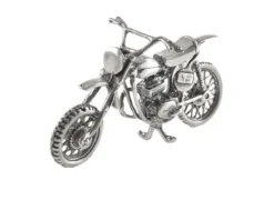 Modellino argento motocross Selezione zanolli